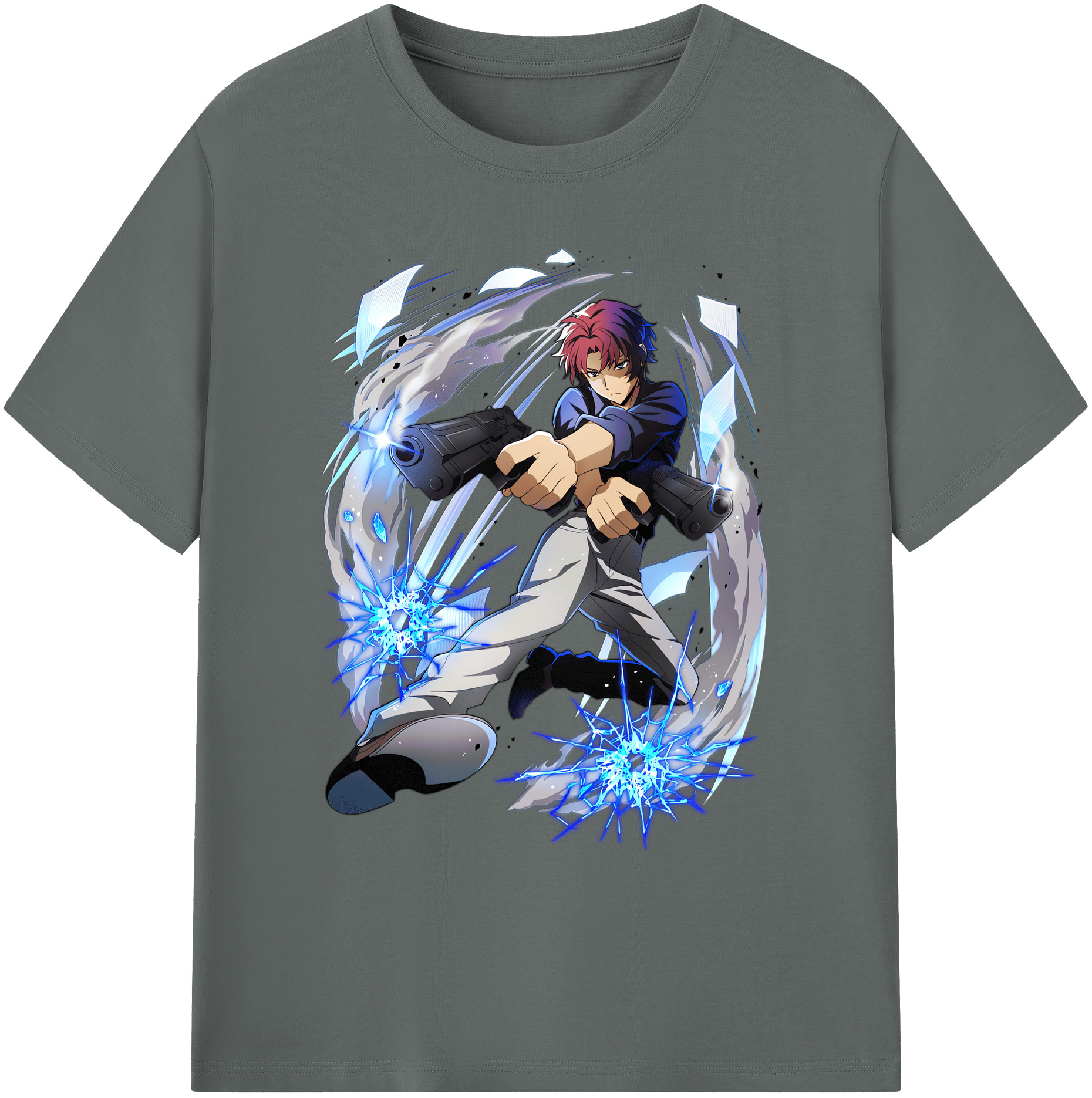 （画像用） 文豪ストレイドッグス Bungo Stray Dogs 綿100％ メンズ半袖Tシャツ｜肌触りやわらか＆通気性